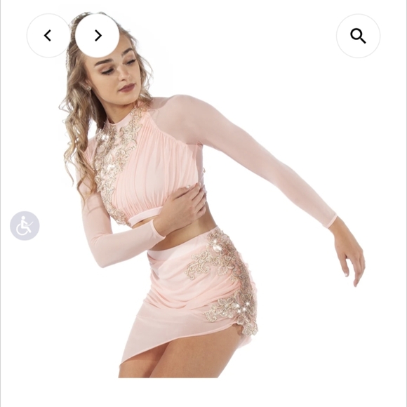 Just for Kix 2 Piece Lyrical Costume - Picture 4 of 5